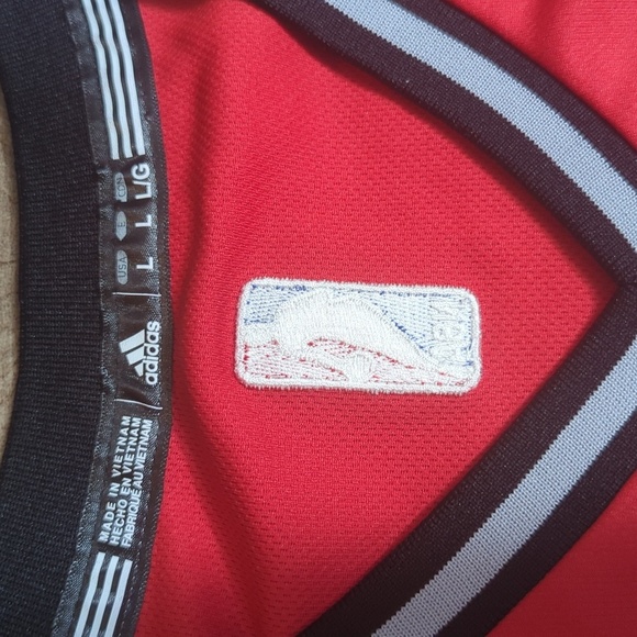 Adidas DeMar DeRozan Red Toronto Raptors #10 Jersey Size Large - Picture 2 of 9